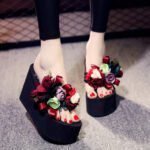 Thick-Soled Non-Slip Women's Beach Slippers, Balanced Heel-DS19 - Image 3