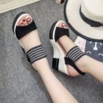 Women's Versatile Thick-soled High-heeled Comfortable Shoes, Balanced Heel-RV415 - Image 3