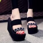 Women's Fashionable & trendy Korean style, Versatile beach shoes, Balanced Heel-RV651