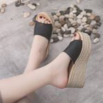 Summer New Women's Platform Sandals/Slippers, Balanced Heel-RV545