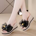 Thick Bottom Soft Bottom Non-Slip Shoes for Women, Balanced Heel-RV682 - Image 3