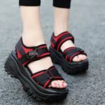 Casual Roman sandals, Trendy Rocker Shoes for Women, Balanced Heel-RV431