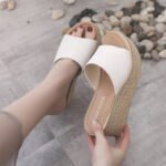 Summer New Women's Platform Sandals/Slippers, Balanced Heel-RV545 - Image 2