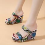 Women's Fashionable, Super High Heel Strappy Sandals, Balanced Heel-RV594 - Image 2
