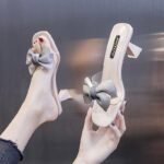 Outerwear Fashion Mid-heel stiletto heel transparent Box Heel-RV1456 - Image 4