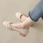 Thick-Heeled Single Shoes for Women, Style Shoes-RV2532