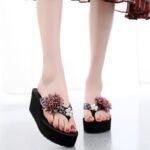 Fashionable High-heeled flip-flops For Women, Sandal & Slipper-RV30060 - Image 4