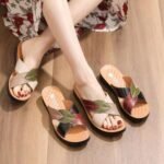 Flat-heeled Rubber Slippers/Sandals For Women, Sandal & Slipper-RV30063 - Image 2