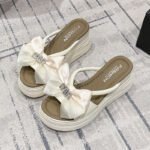 Thick-Soled Sandals for Women to Wear as Outerwear, Balanced Heel-RV704 - Image 2