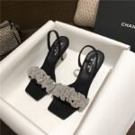 Women's Korean Style, Open Toe, Stiletto High Heels, Pencil Heel-RV1468 - Image 3