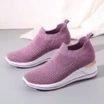 Women's Flyknit Mesh, Thick-soled, Breathable Casual Shoes, Sneaker & Kades-DS110