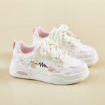 Student Panda White Sneakers for Girls - Cute, Sneaker & Kades - WR146 - Image 3