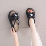 Women's "Stepping on Poop" Themed Sandals, Balanced Heel - RV706 - Image 4