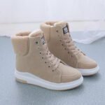 Winter Cotton Shoes Fleece Lined Thick Sole Shoes For Women, Sneaker & Kades - WR138