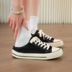 Women's Two-way Slip-on Canvas Shoes, Sneaker & Kades - DS123 - Image 2