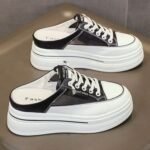 Women's Platform Mesh 8cm Height Increase Style Shoes, Sneaker & Kades - WR192