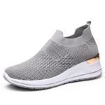 Women's Flyknit Mesh, Thick-soled, Breathable Casual Shoes, Sneaker & Kades-DS110 - Image 3