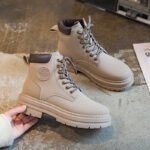 women's Comfortable Thick-soled  Boot Shoes - WR168 - Image 3