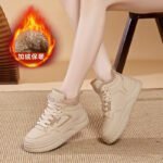 Women’s winter high‑top cotton shoes — new Korean style., Sneaker & Kades - WR187
