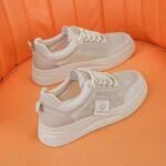 Popular women's casual shoes, soft sole, perfect for spring with 4cm height, Sneaker & Kades - WR188 - Image 4