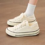 Women's Two-way Slip-on Canvas Shoes, Sneaker & Kades - DS123 - Image 4