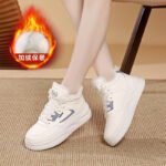 Women’s winter high‑top cotton shoes — new Korean style., Sneaker & Kades - WR187 - Image 2