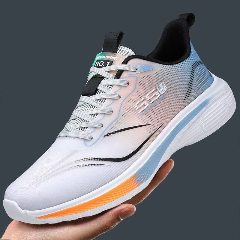 white & blue Women's Lightweight and Comfortable Running Shoes for Students, Sneaker & Kades - WR136 - Image 1