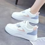 Women's Thick Sole, Versatile, Korean Style Sneakers for Students, Sneaker & Kades-WR128 - Image 3