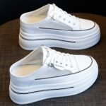 Women's Platform Mesh 8cm Height Increase Style Shoes, Sneaker & Kades - WR192 - Image 2