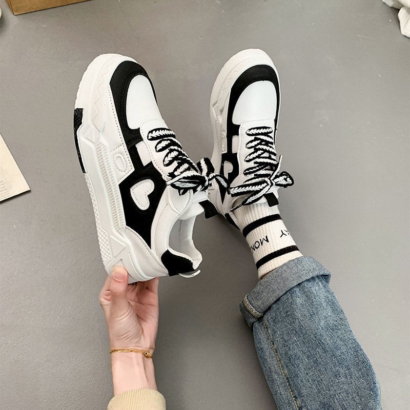 主图-3 Women' Sversatile Round Toe Lace-up Casual Sneaker & Kades - WR174 - Image 1