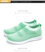 Women's casual sports & walking shoes, soft-soled running shoes, Canvas & Loafer – DS120 - Image 7