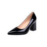 Shallow Mouth, PU Slip-on Pointed Toe High Heels for Women, Style Shoes – RV2559 - Image 9