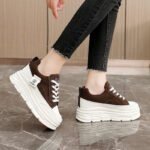 Thick Sole Wear-Resistant Versatile Student Breathable Single Shoes for Women, Sneaker & Kades – WR205