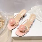 Floral Flip-Flops, Cross-Border Outdoor High Heels, Chunky Heel Women's Shoes, Box Heel – RV1525 - Image 4