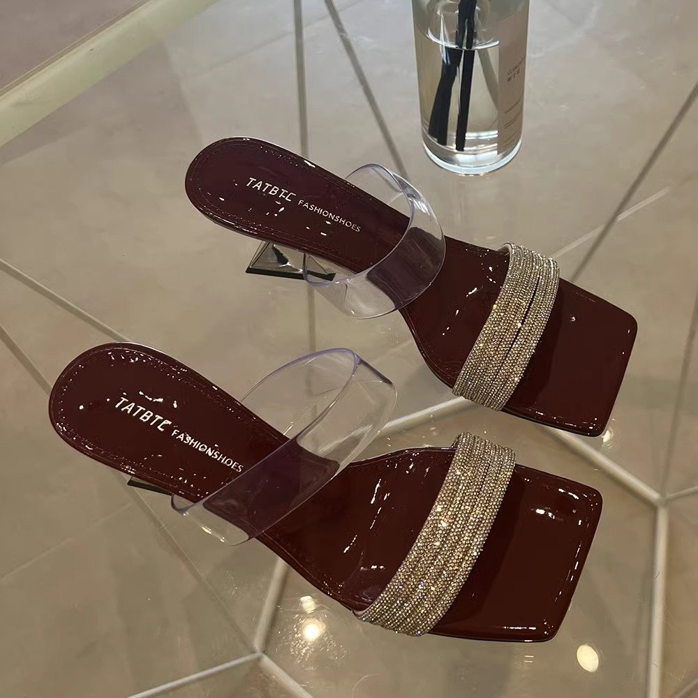 O1CN0161Bk0G2GCtjWu1c1A_!!2219730918980-0-cib Perfect for Wearing as Outerwear, Chunky Heel High Heels for Women, Box Heel – RV1497 - Image 1