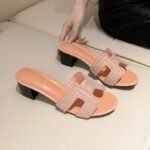 Casual and Comfortable Slippers for Women, Box Heel – RV1515 - Image 3