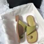 Women's chunky heeled Korean style minimalist slip-on sandals, Sandal & Slipper – RV30086 - Image 2