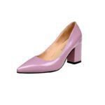 Shallow Mouth, PU Slip-on Pointed Toe High Heels for Women, Style Shoes – RV2559 - Image 7