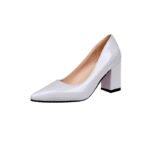 Shallow Mouth, PU Slip-on Pointed Toe High Heels for Women, Style Shoes – RV2559 - Image 5
