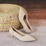 Pointed toe fly-knit soft sole breathable high heel women's Style Shoes – RV2577 - Image 9