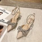 Women's high-heeled sandals, stiletto heels, pointed toes, Pencil Heel – RV1484 - Image 2