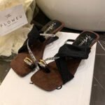 French-style exquisite sandals for Women, Box Heel – RV1490 - Image 3