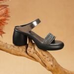 Women's Rhinestone Sandals with a "walking on clouds" feel, Box Heel – RV1509 - Image 5