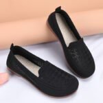 Lightweight and Breathable Flat Shoes, Old Beijing Cloth Shoes for Women, Canvas & Loafer – DS133 - Image 6