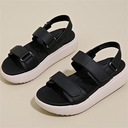 Retro platform Roman sandals for women, Balanced Heel – RV717