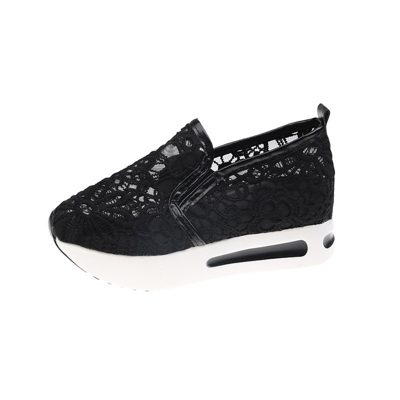 black Women's summer breathable Korean style, Sneaker & Kades – WR196 - Image 1