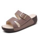 Summer platform sandals, comfortable flat beach sandals For Women, Balanced Heel – RV713