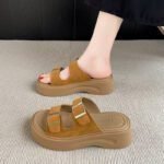 Women's platform sandals, perfect for summer wear,  Balanced Heel - RV714 - Image 4