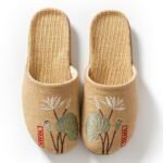 All-Linen Indoor Women's Non-Slip Slippers, Sandal & Slipper – RV30090 - Image 5