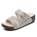 Summer platform sandals, comfortable flat beach sandals For Women, Balanced Heel – RV713 - Image 3